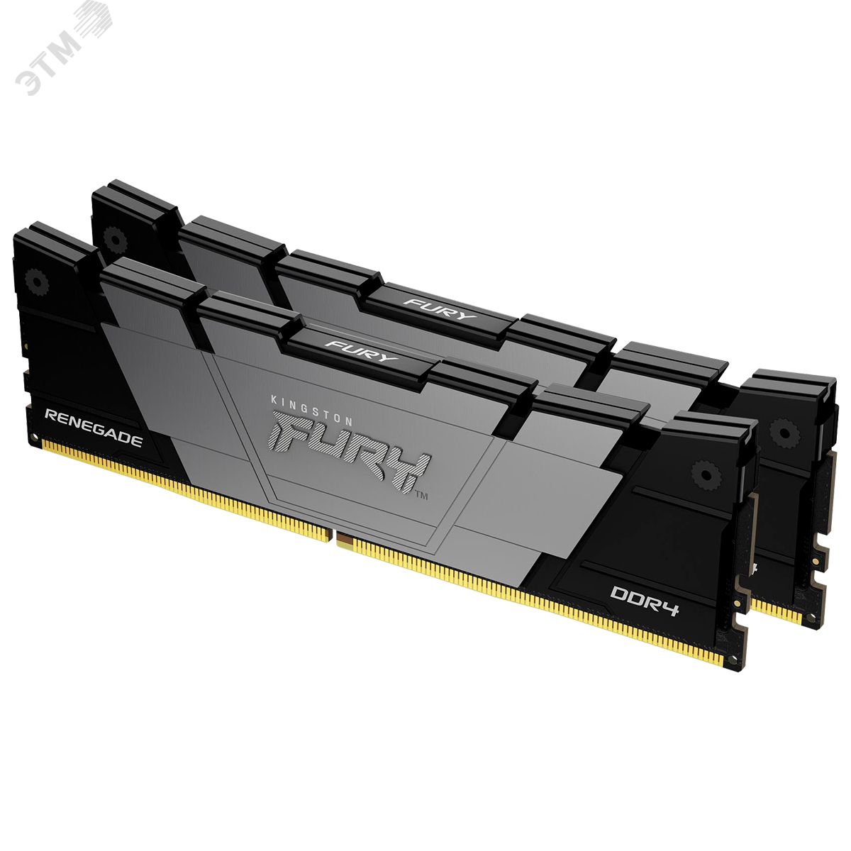 Изображение товара Модуль памяти FURY Renegade Black 16ГБ, DDR4, DIMM, 4600 МГц, 36800 Мб/с (комплект 2 модуля) (шт)