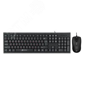 Изображение товара Комплект клавиатура + мышь 630M, USB, черный (шт)