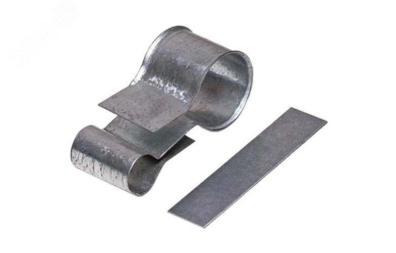 Изображение товара Металлический подвес для кабелей связи П-14 трос до 9 мм и кабель до 14 мм 90 шт