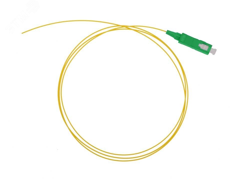 Изображение товара Пигтейл ШОС-SM/0.9 мм-SC/APC-p/t -1.0 м HS Желтый (шт)
