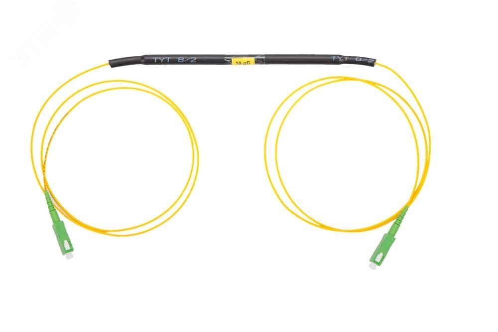 Изображение товара Аттенюатор оптический SC/APC 10Дб, длина 3 м, Россия, СССР