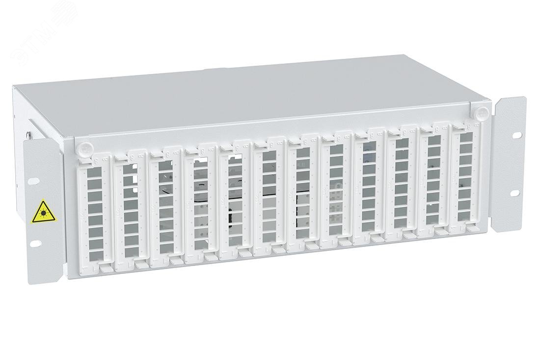 Изображение товара Оптический кросс стоечный ШКОС-Л-3U/6-96 с адаптерами FC SC ST LC