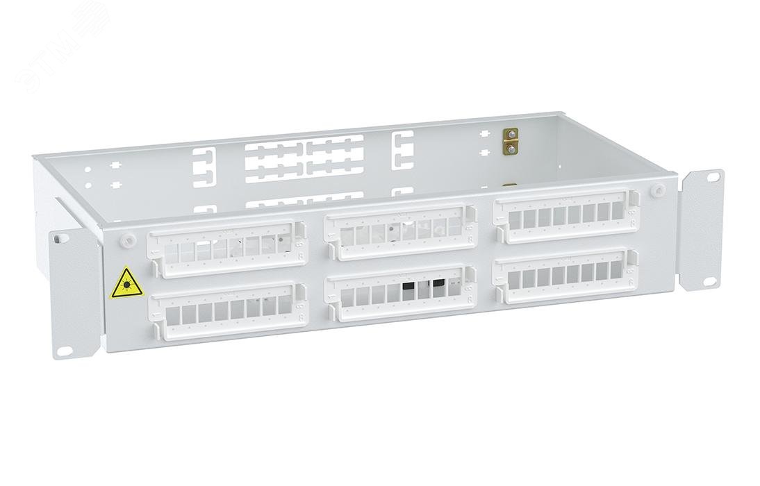 Изображение товара Оптический кросс ШКОС-Л-2U/4-48 с адаптерами FC SC ST LC