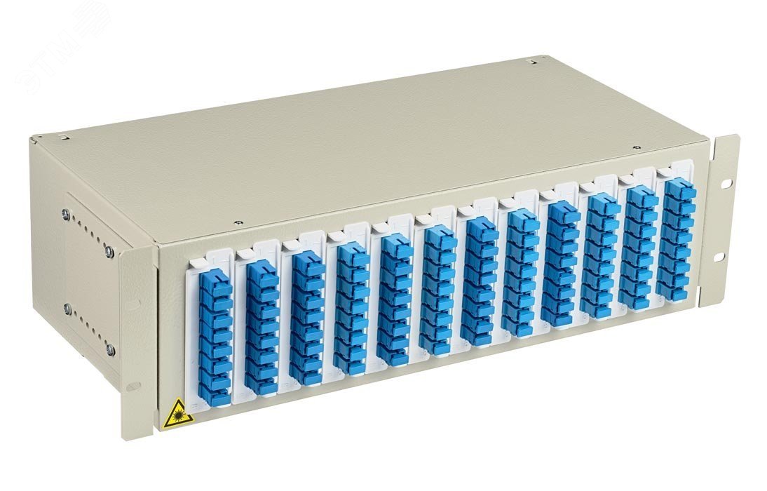 Изображение товара Кросс оптический стоечный серии ШКОС-Л для телекоммуникационных шкафов