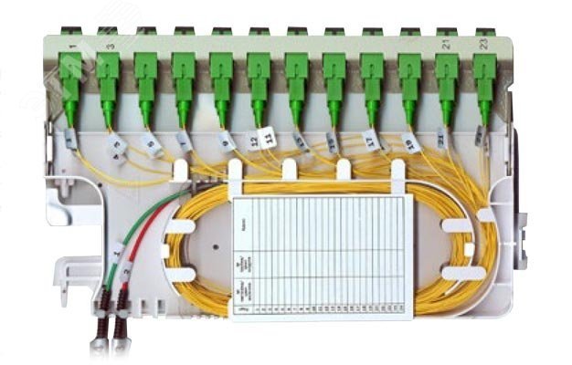 Изображение товара Кроссовый кросс-модуль откидной К-08SC/APC для оптических сетей