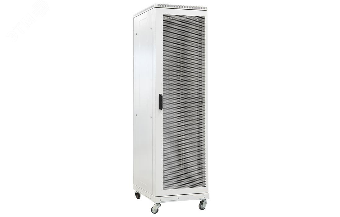 Изображение товара Шкаф телекоммуникационный напольный 42U 600x800 ШТ-НП-42U-600-800-П, передняя дверь перфорированная (шт)