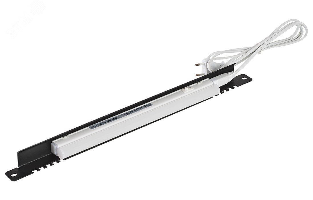 Изображение товара Светодиодная осветительная панель для телекоммуникационных шкафов 19'' черная