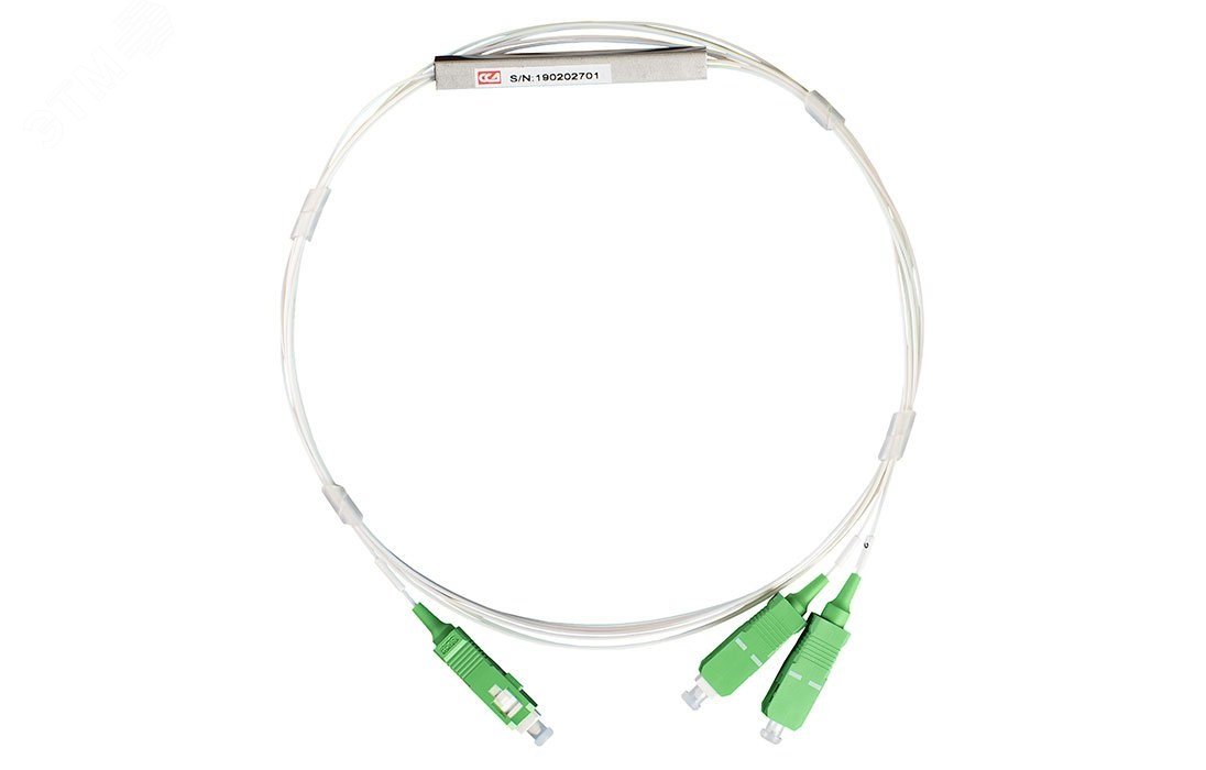 Изображение товара Разветвитель РО-1х2 -PLC -SM/0,9 -1,0 м-SC/APC (-40 +70 С) (шт)