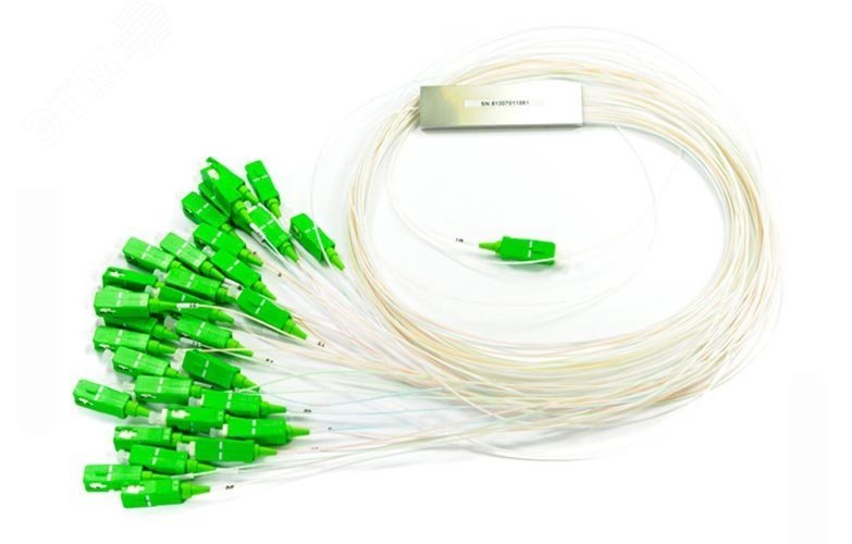 Изображение товара Разветвитель оптического сигнала РО-1х32 -PLC -SM/0,9 м-SC/APC
