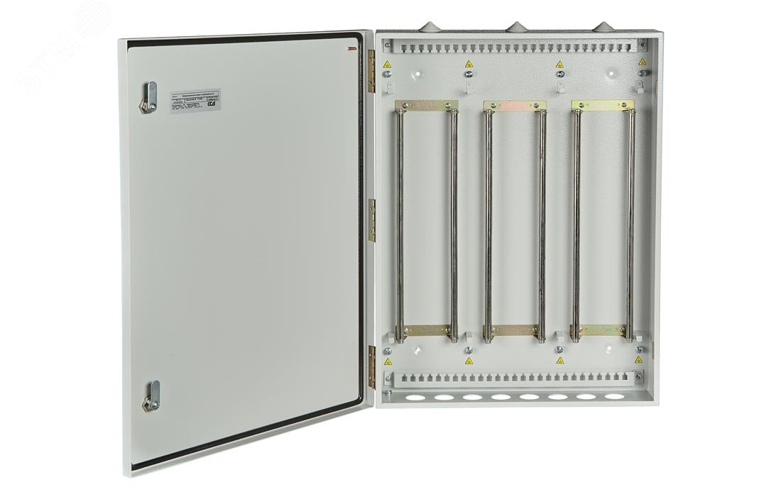 Изображение товара Шкаф распределительный телефонный настенный ШРН-В/4, металлический, серый, 650 мм