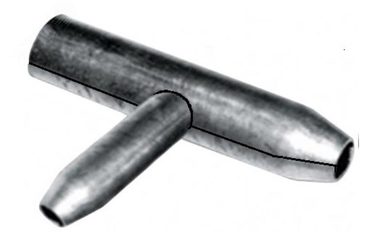 Изображение товара Муфта свинцовая тройниковая МСТ 7х4х4 для кабелей железнодорожной связи