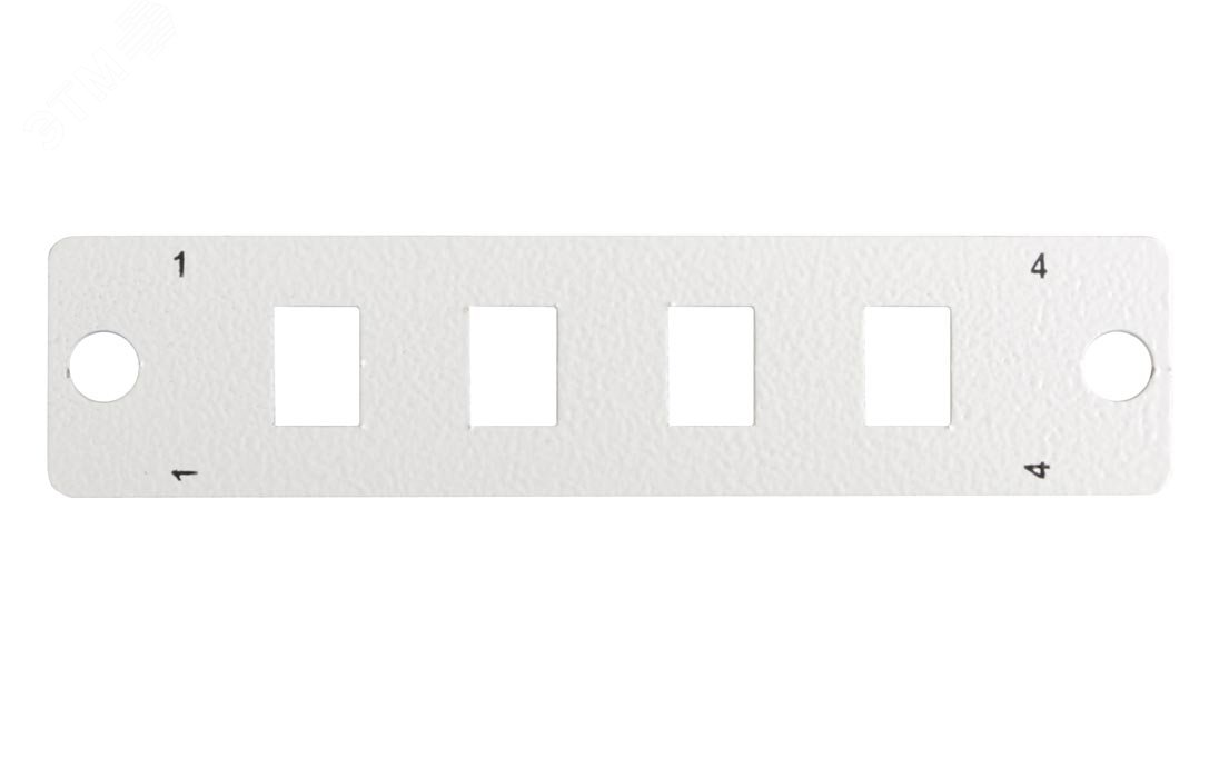 Изображение товара Планка ШКОС-С 4SC монтажная для оптических адаптеров SC и LC Россия