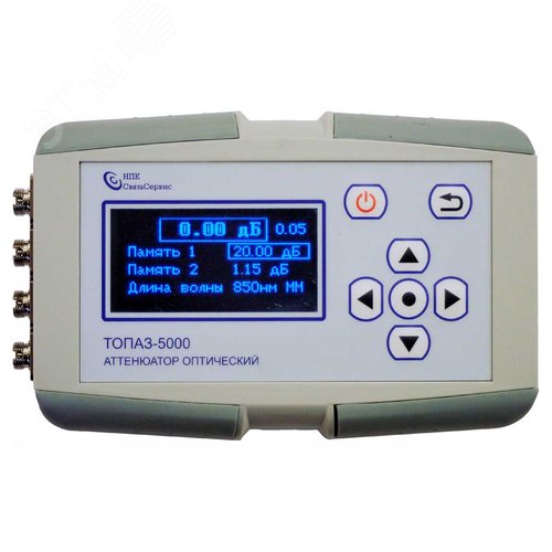 Изображение товара Аттенюатор оптический ТОПАЗ-5000-3 (SM 1310/1550 нм MM 850/1300 нм) (шт)