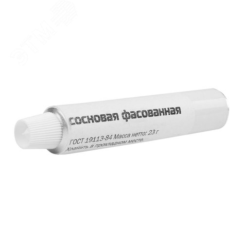 Изображение товара Канифоль сосновая фасованная в тубах, 23 гр (шт)