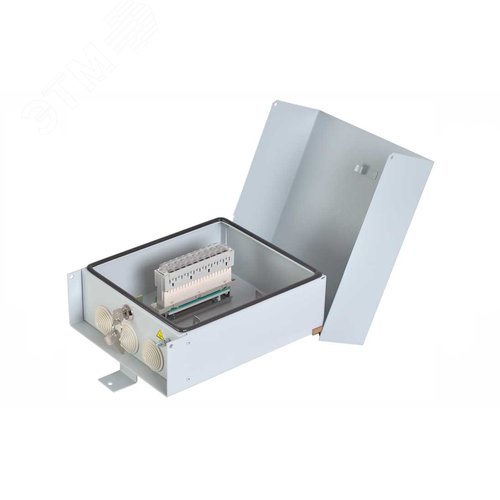 Изображение товара Ящик кабельный ЯКГ-20/10-Р, Плинт с винтовыми клеммами, с магазином защиты (шт)