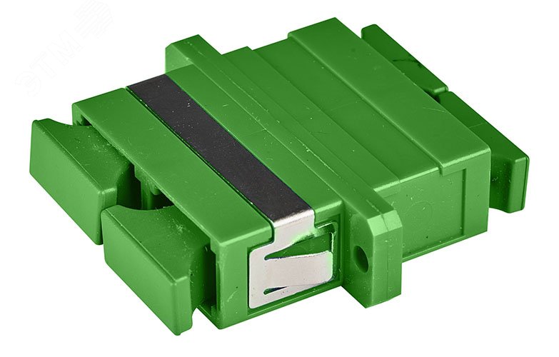 Изображение товара Адаптер (розетка) SC/APC SM дуплексный с фланцами (шт)