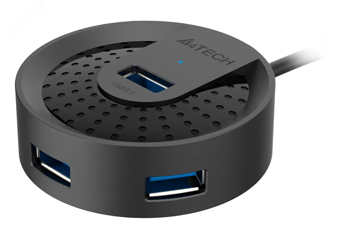 Изображение товара Разветвитель USB 3.0 A4Tech HUB-30 4 порта для ноутбука и ПК