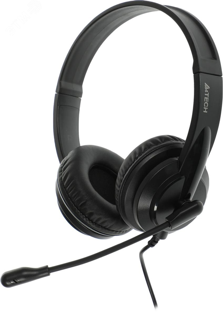 Изображение товара Гарнитура накладная A4Tech HU-10, USB, черный