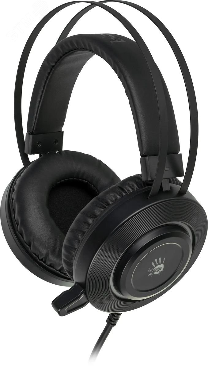 Изображение товара Гарнитура мониторная Bloody G521 проводная USB черный для игр