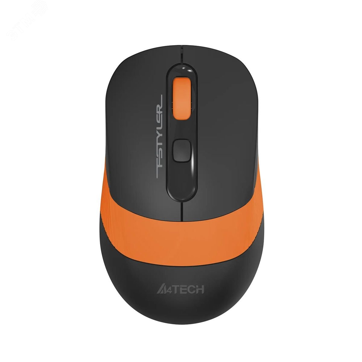 Изображение товара Мышь беспроводная A4Tech FStyler FG10 черный/оранжевый