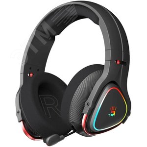 Изображение товара Гарнитура мониторная Bloody MR710, кабель 1.5м, BT/Radio, черный (шт)