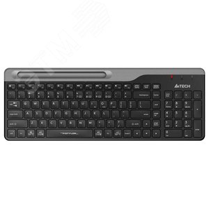 Изображение товара Клавиатура беспроводная Fstyler FBK25, USB, BT/Radio, slim, multimedia, черный/серый (шт)