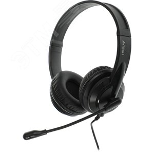 Изображение товара Гарнитура накладная HU-10, кабель 2м, USB, черный (шт)