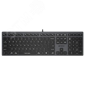 Изображение товара Клавиатура Fstyler FX50, USB, slim, multimedia, серый (шт)