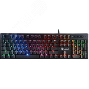 Изображение товара Клавиатура Bloody B500N, USB, for gamer LED, серый (шт)