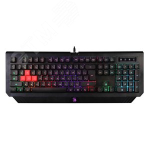 Изображение товара Клавиатура Bloody B120N, USB, multimedia for gamer LED, черный (шт)