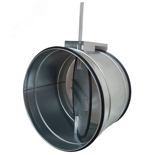 Изображение товара TECHNO TKD-400 Регулирующая заслонка круглая с площадкой под привод диам. 400мм (шт)