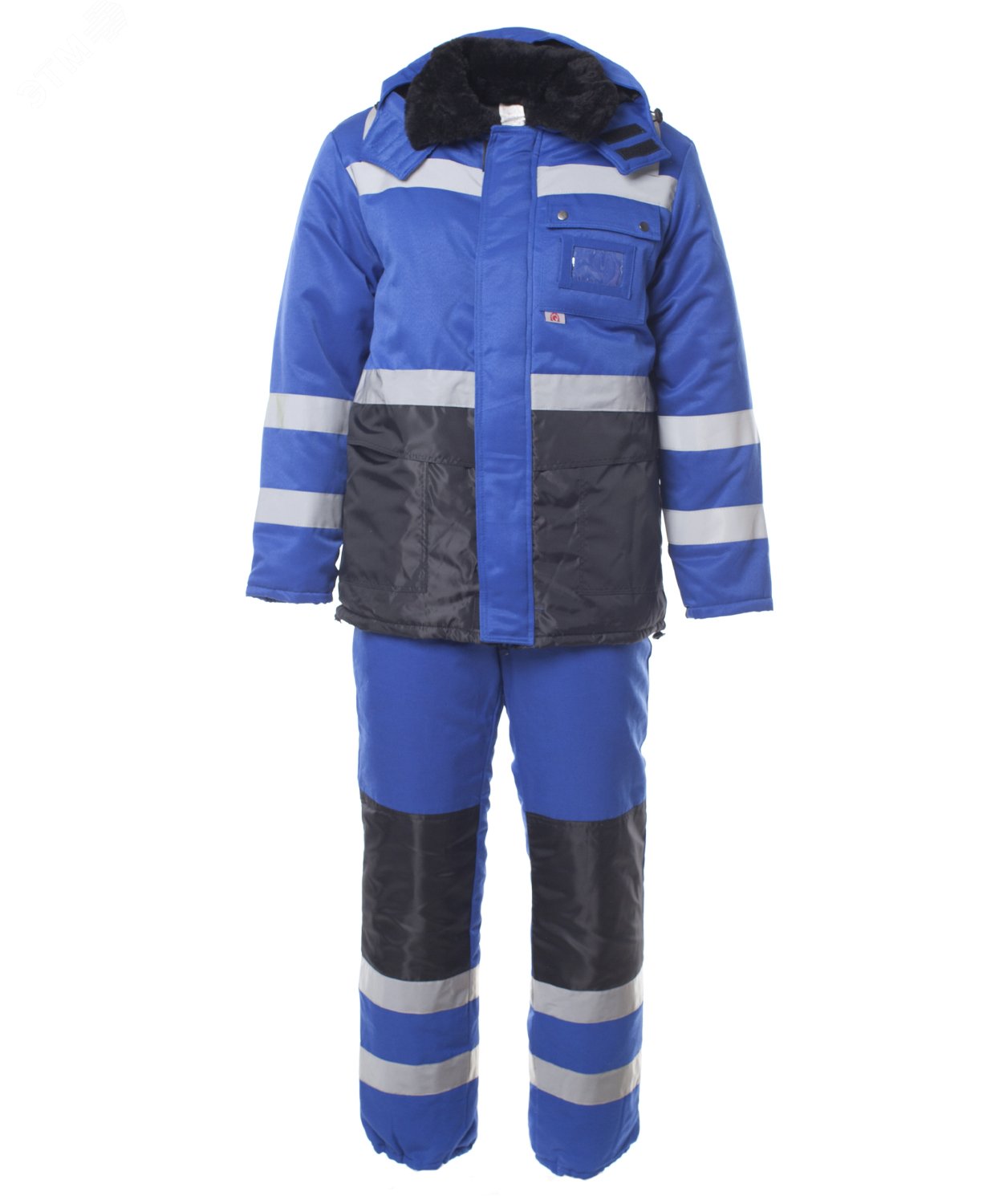 Изображение товара Костюм АЛДАН утепленный зимний мужской Васильковый с защитой от ветра и влаги