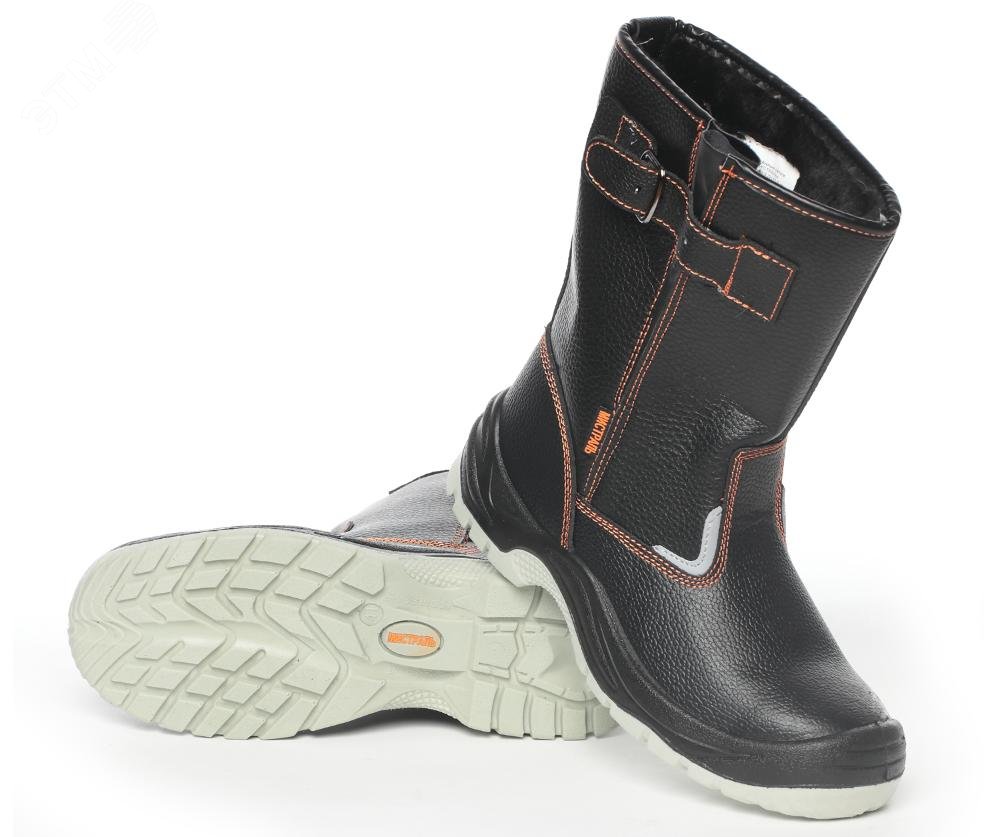 Изображение товара Зимние сапоги Мистраль SJ9133-S-W из ПУ ТПУ высокая защита зимняя рабочая обувь