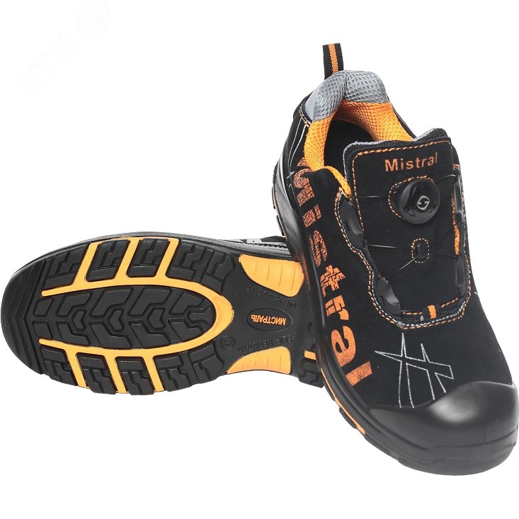 Изображение товара Полуботинки МИСТРАЛЬ УНИВЕРСАЛ PRB8-CK ПУ-НИТРИЛ 44 мужские демисезонные