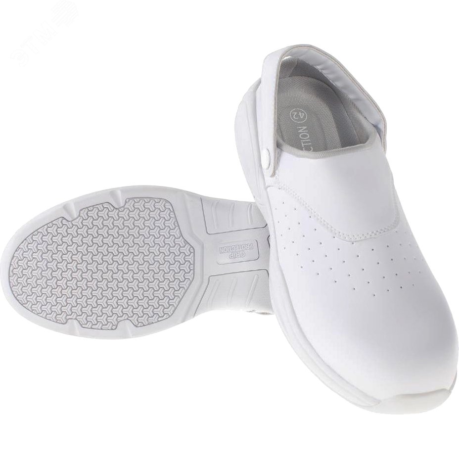 Изображение товара Сабо White GRIP PROTECTION для профессиональной защиты ног, лето, 35 размер