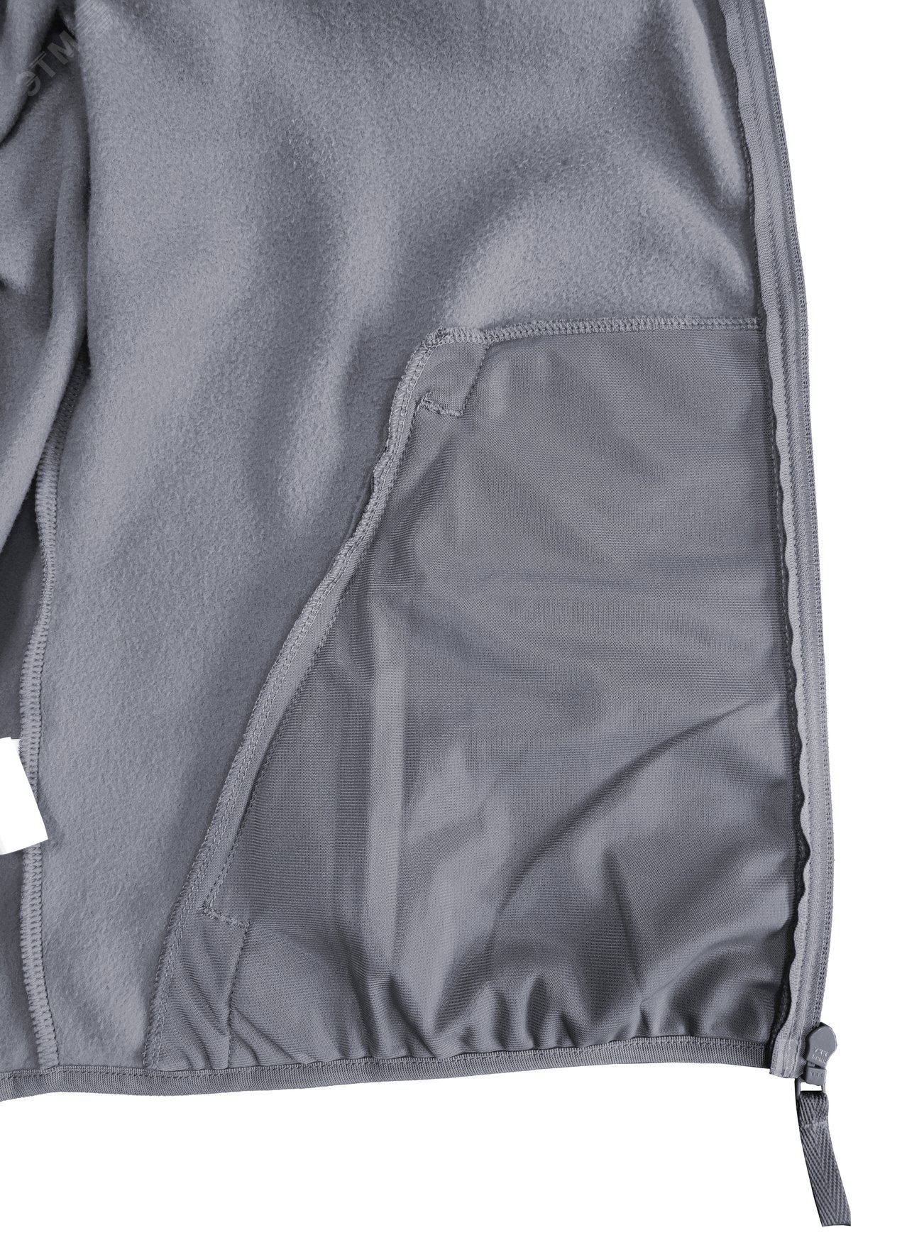 Куртка флисовая арт. JF-01 на молнии цв. серый 60-62 р. 2 ХL 142302 Эталон-Спецодежда - превью 10