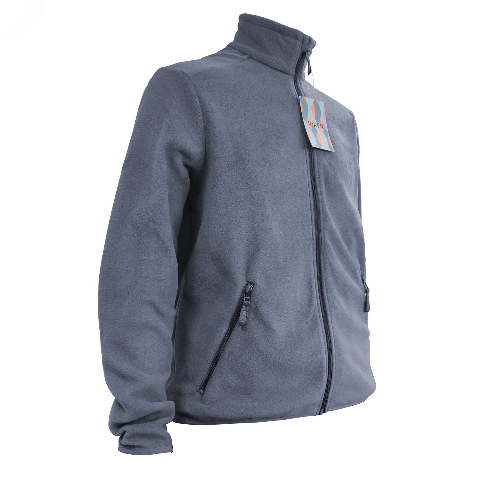 Куртка флисовая арт. JF-01 на молнии цв. серый 60-62 р. 2 ХL 142302 Эталон-Спецодежда - превью 3