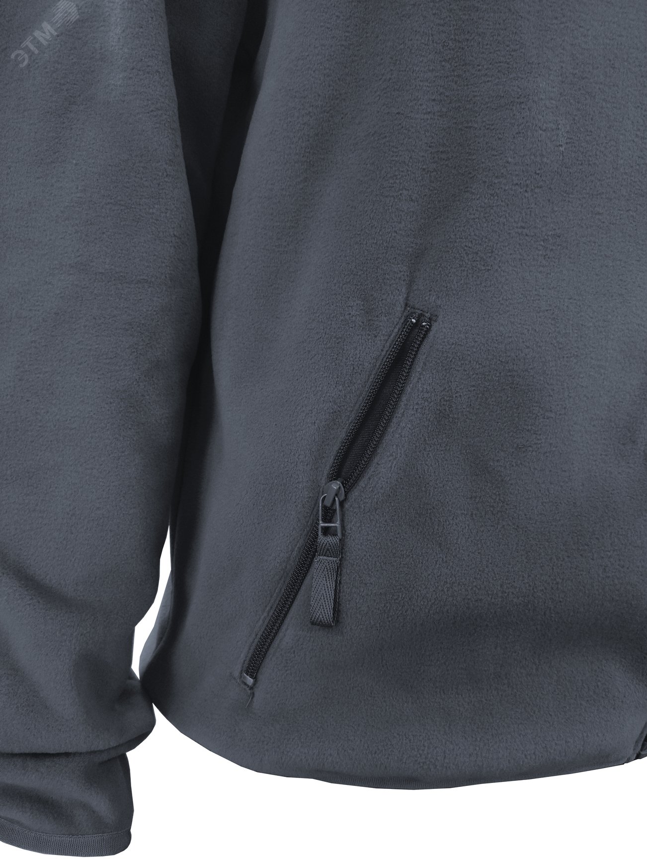 Куртка флисовая арт. JF-01 на молнии цв. серый 44-46 р. S 142302 Эталон-Спецодежда - превью 8