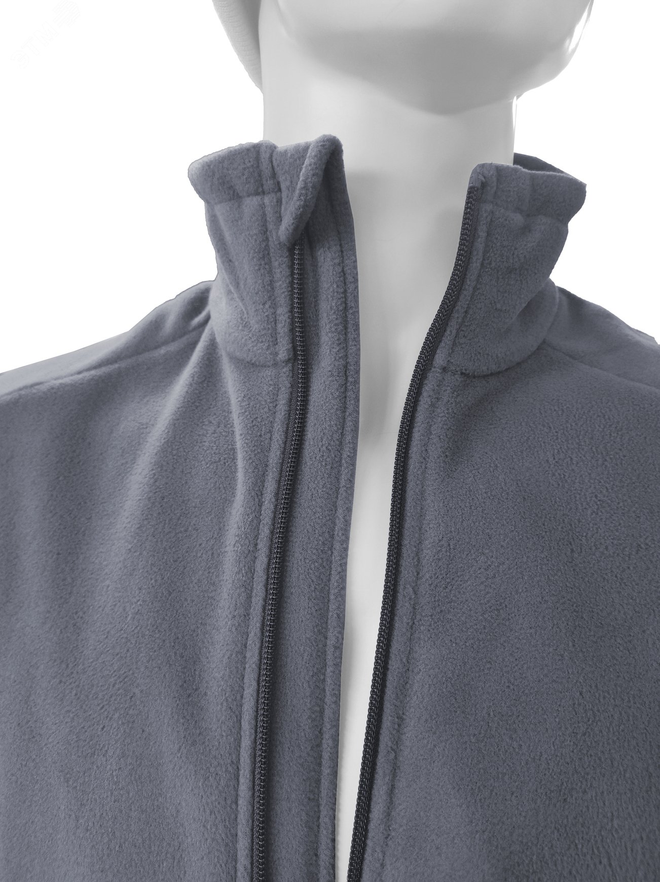 Куртка флисовая арт. JF-01 на молнии цв. серый 48-50 р. M 142302 Эталон-Спецодежда - превью 9