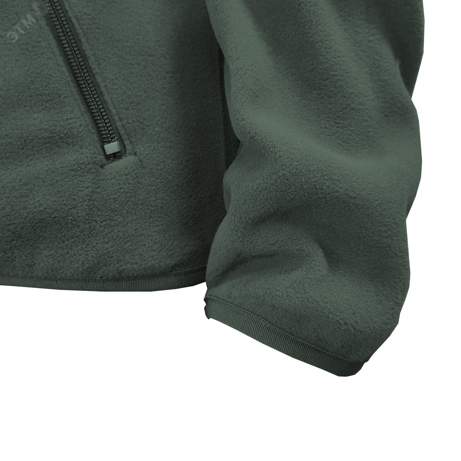 Куртка флисовая арт. JF-01 на молнии цв. хаки  44-46  р. S 142303 Эталон-Спецодежда - превью 7