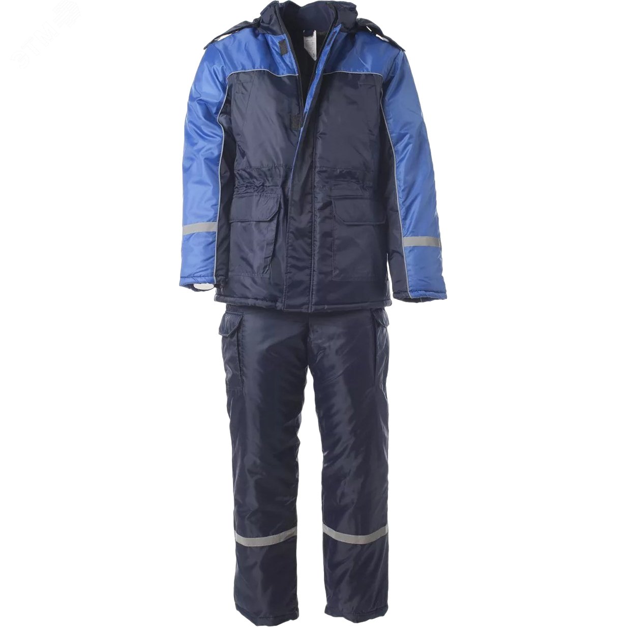 Изображение товара Зимний костюм Балтика мужской утепленный для морозов с капюшоном, водоотталкивающий