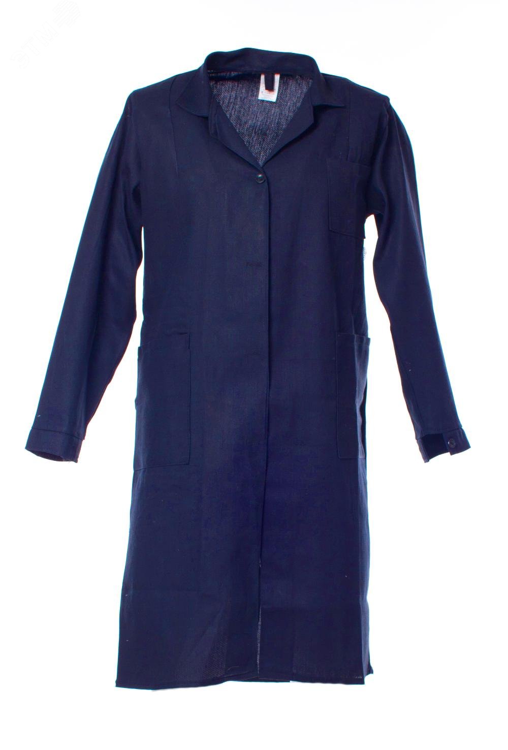 Изображение товара Мужской халат ИТР из бязи с карманами, регулировка спинки, летний строгий стиль