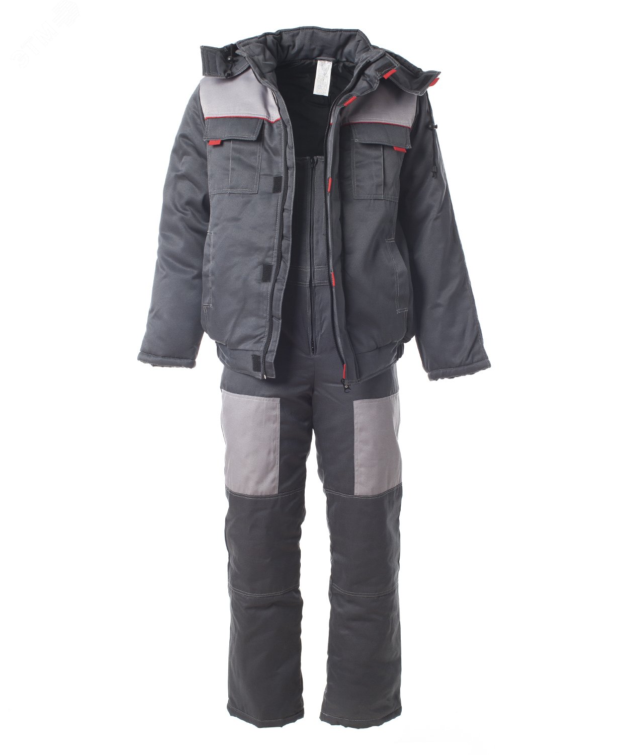 Изображение товара Мужской утепленный костюм ФАВОРИТ-2 для зимней работы с усиленными накладками и регулировками