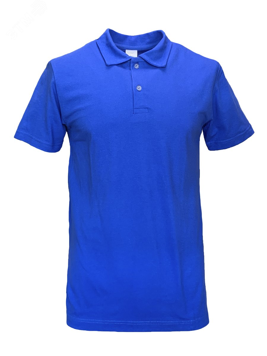 Рубашка поло с коротким рукавом, цвет василек, S (р.46) 120628 Эталон-Спецодежда - превью