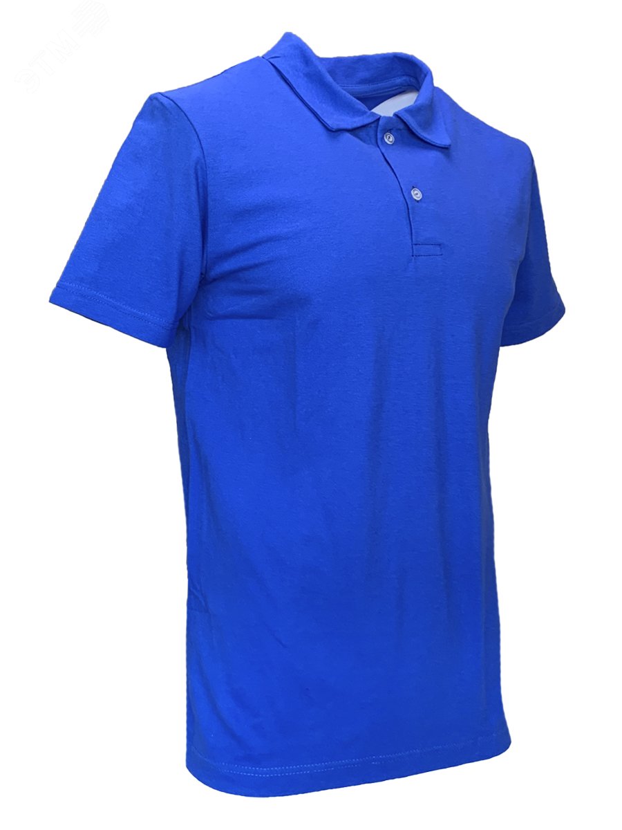 Рубашка поло с коротким рукавом, цвет василек, S (р.46) 120628 Эталон-Спецодежда - превью 2