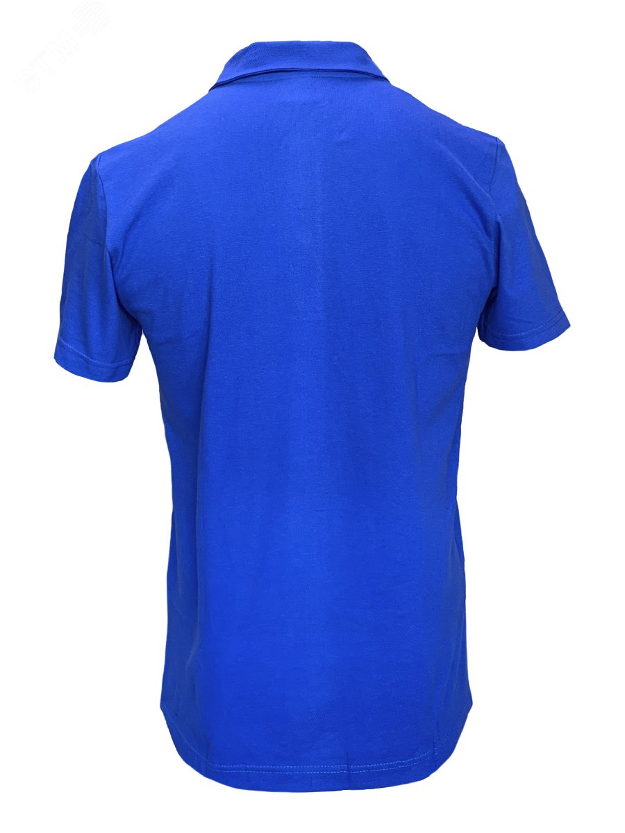 Рубашка поло с коротким рукавом, цвет василек, S (р.46) 120628 Эталон-Спецодежда - превью 3