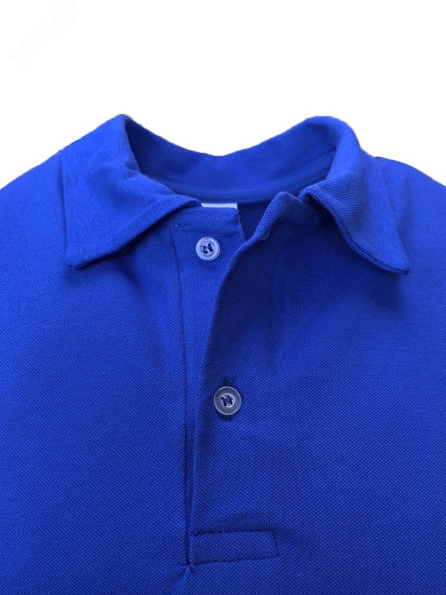 Рубашка поло с коротким рукавом, цвет василек, 4XL (р.58) 120628 Эталон-Спецодежда - превью 4