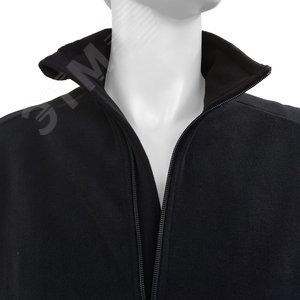 Куртка флисовая арт. JF-01 на молнии цв. чёрный 52-54 р. L 142300 Эталон-Спецодежда - 12