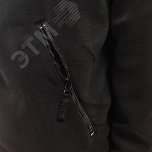 Куртка флисовая арт. JF-01 на молнии цв. чёрный 60-62 р. 2ХL 142300 Эталон-Спецодежда - 6