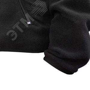 Куртка флисовая арт. JF-01 на молнии цв. чёрный 60-62 р. 2ХL 142300 Эталон-Спецодежда - 7
